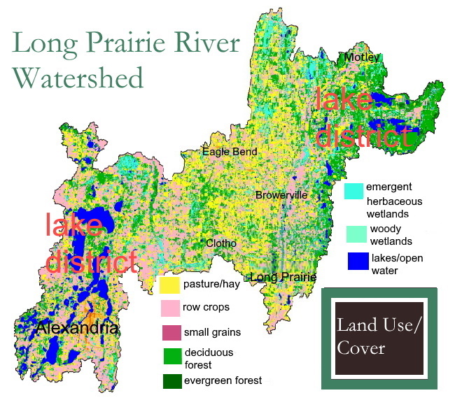 Land Use Map Long Prairie Watershed